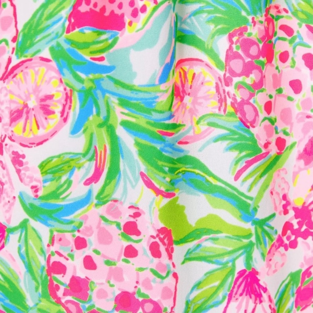 Lilly Pulitzer NWT Carolane Dress in Pear Necessities - Picture 2 of 8